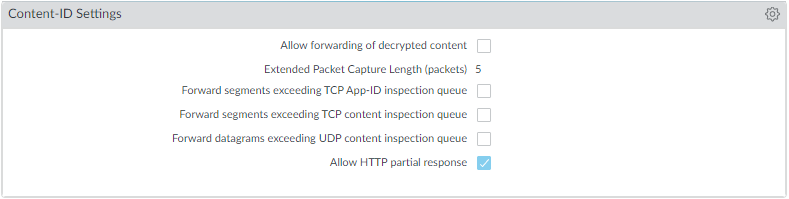Content-ID Settings