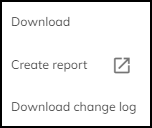 Screenshot of the Download menu options.