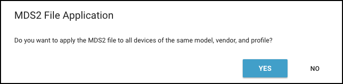 Prompt to apply MDS2 to similar devices.