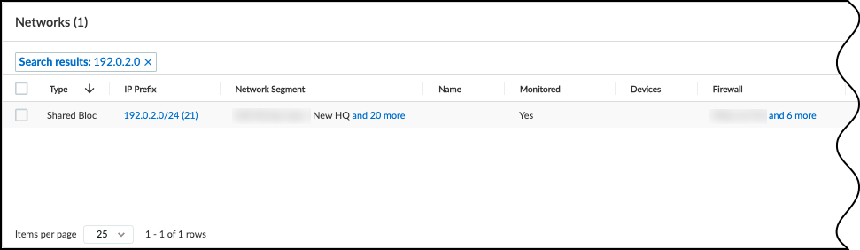 Screenshot showing the block type as Shared Block.