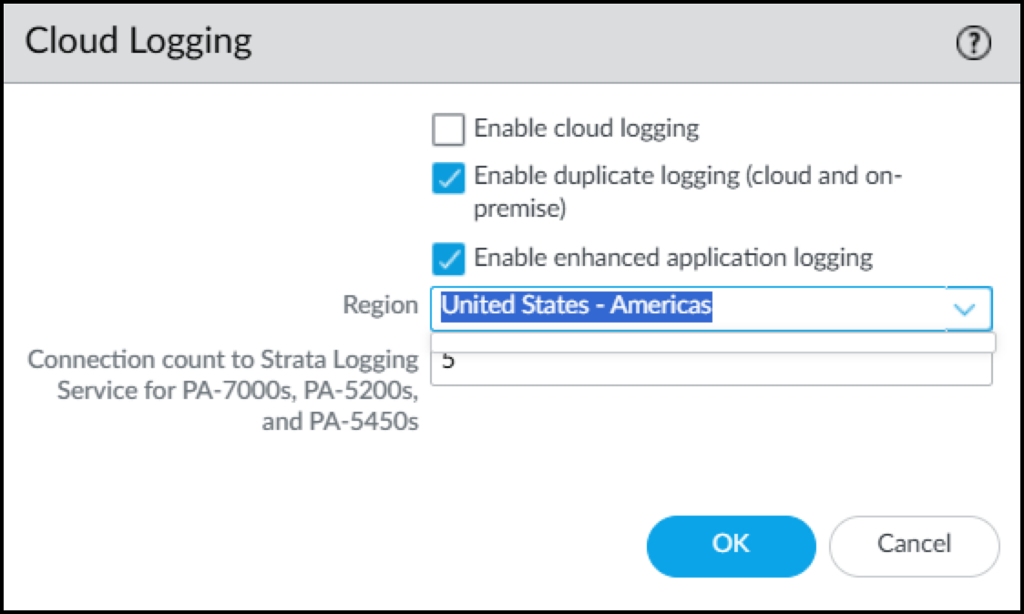 Screenshot showing Cloud Logging Settings - Part 2