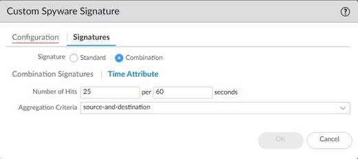 Combination Signature Time Attribute