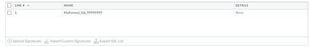 Select Signatures for Import