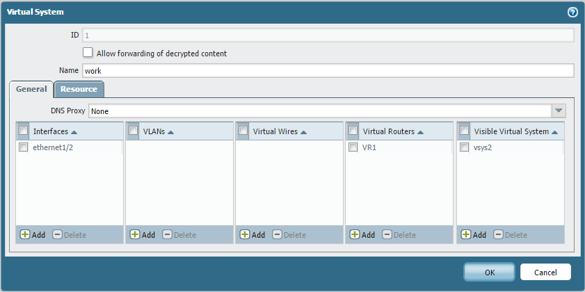 Define VSYS - Example 1