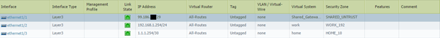 Verify Interface Assignments