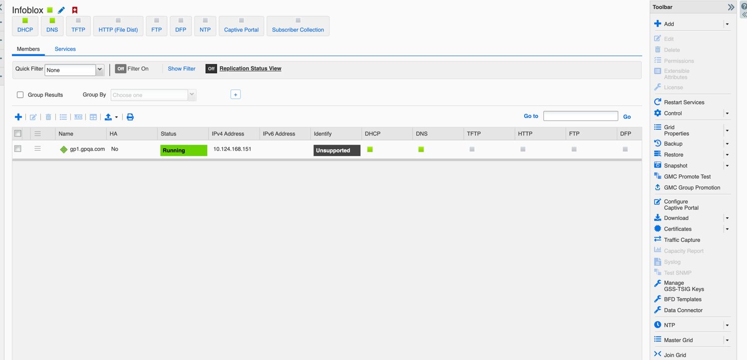 Infobox Grid Status