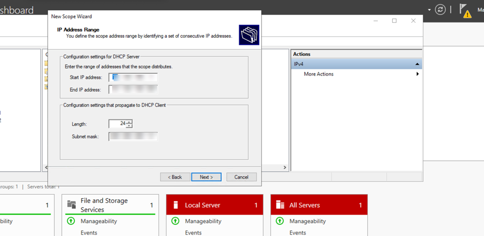 Windows IP Range