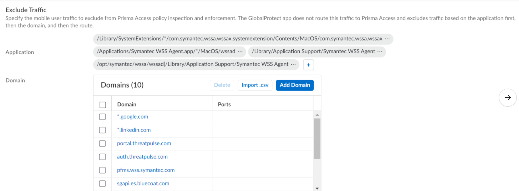 macOS Wildcard Config