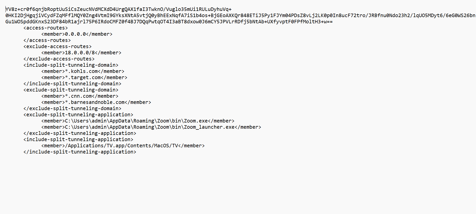 Signed XML File Structure
