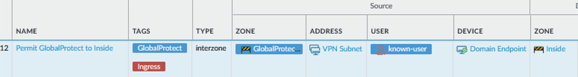 Add HIP Profiles to Security Rule