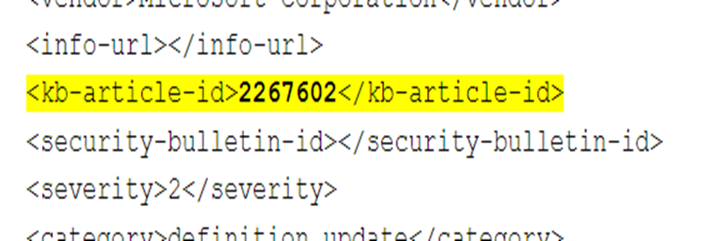 KB Article ID in Logs