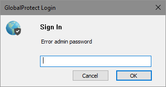 OTP Pop-up Prompt