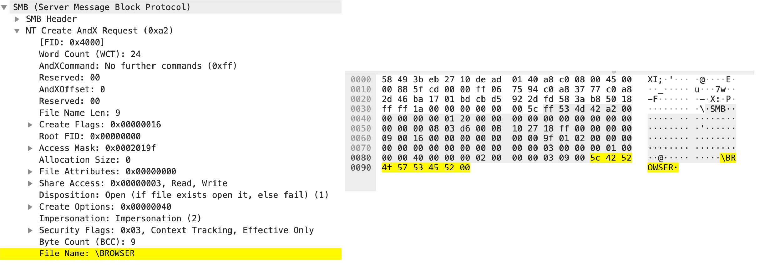 ms-ds-smb-req-v1-create-filename context capture