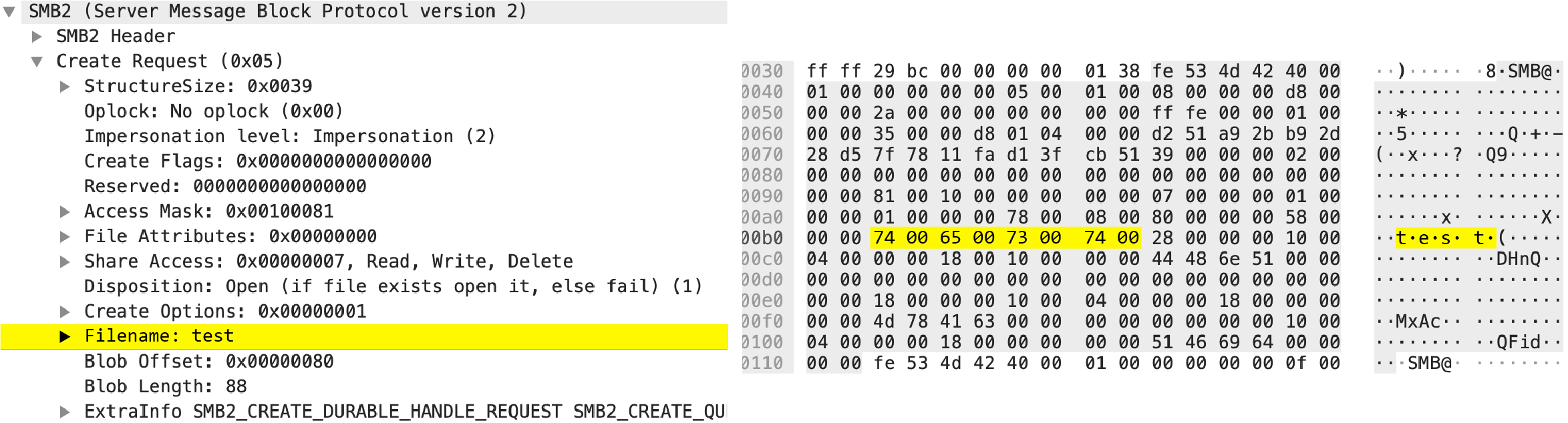 ms-ds-smb-req-v2-create-filename context capture