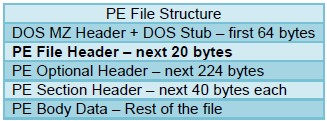 pe-file-header context capture
