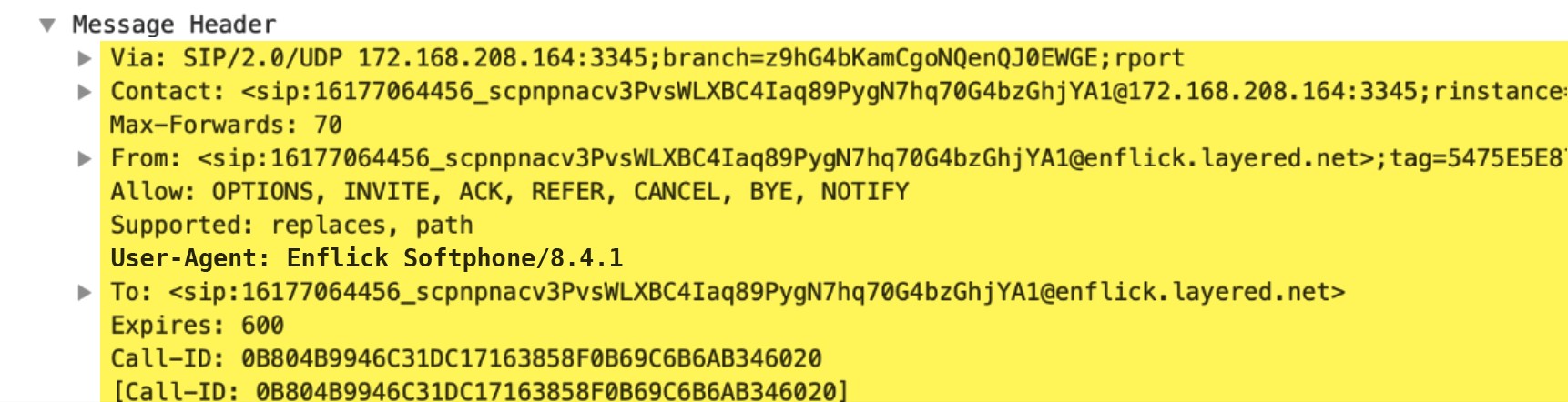 sip-req-headers context capture