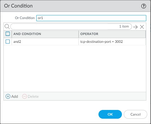L3 & L4 Add Or Condition