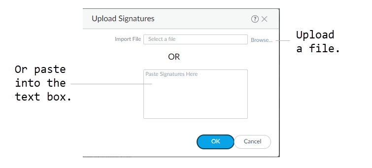 Upload Signatures to IPS Converter