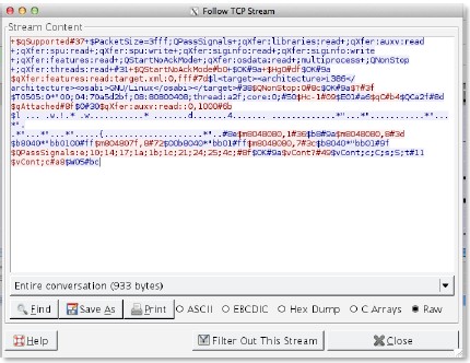 gdbremote-rsp-context capture