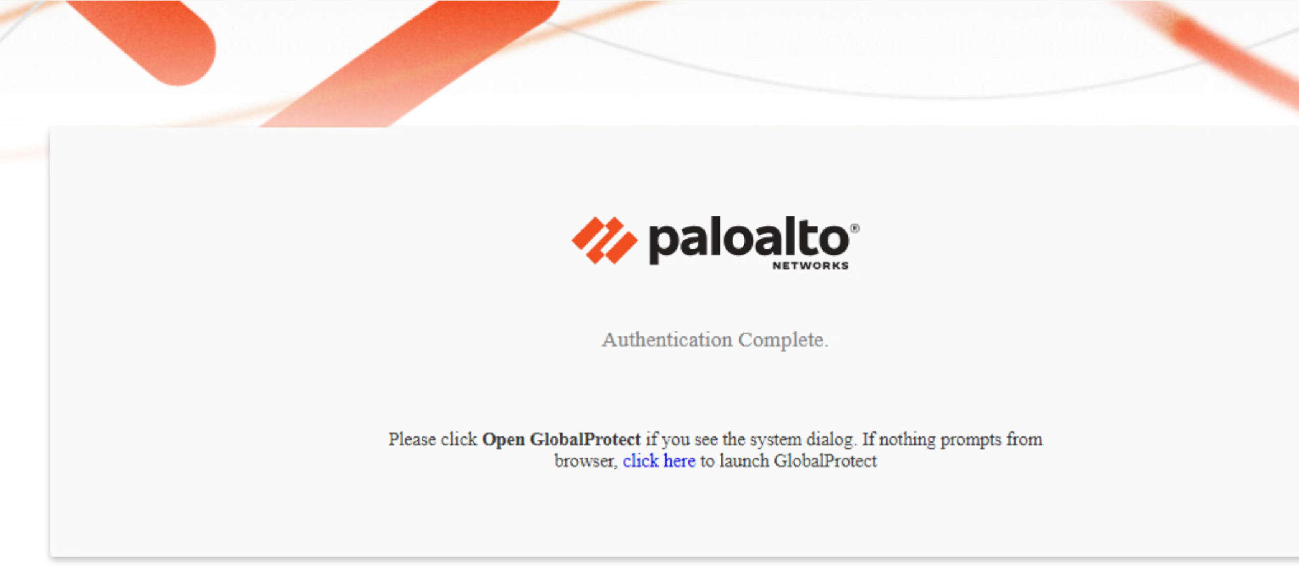 Default ACS Page - Success