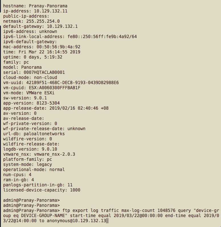 Panorama CLI