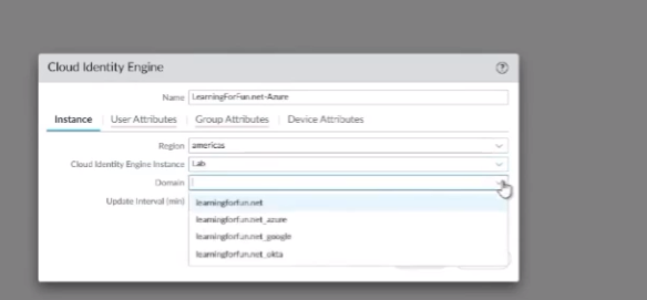 Panorama - Adding New CIE Instance