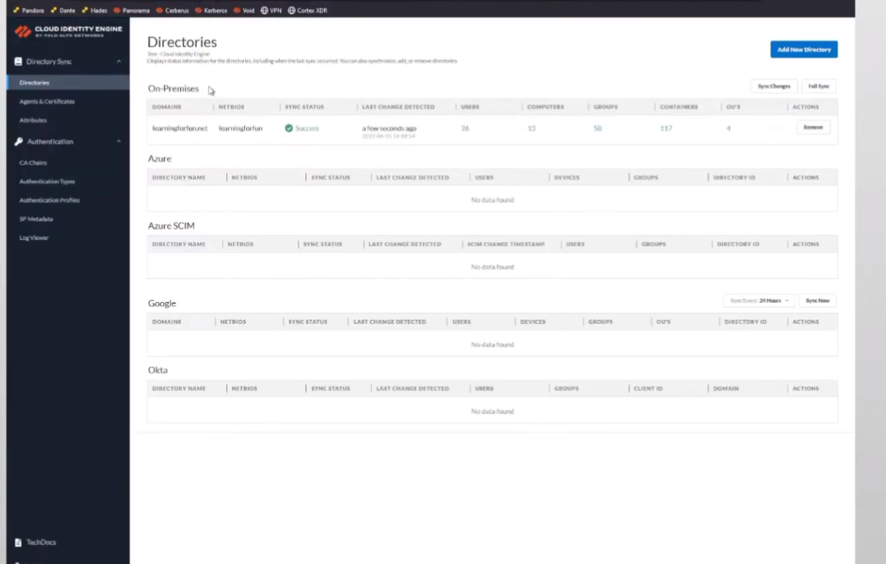 CIE Portal Showing Agent Online