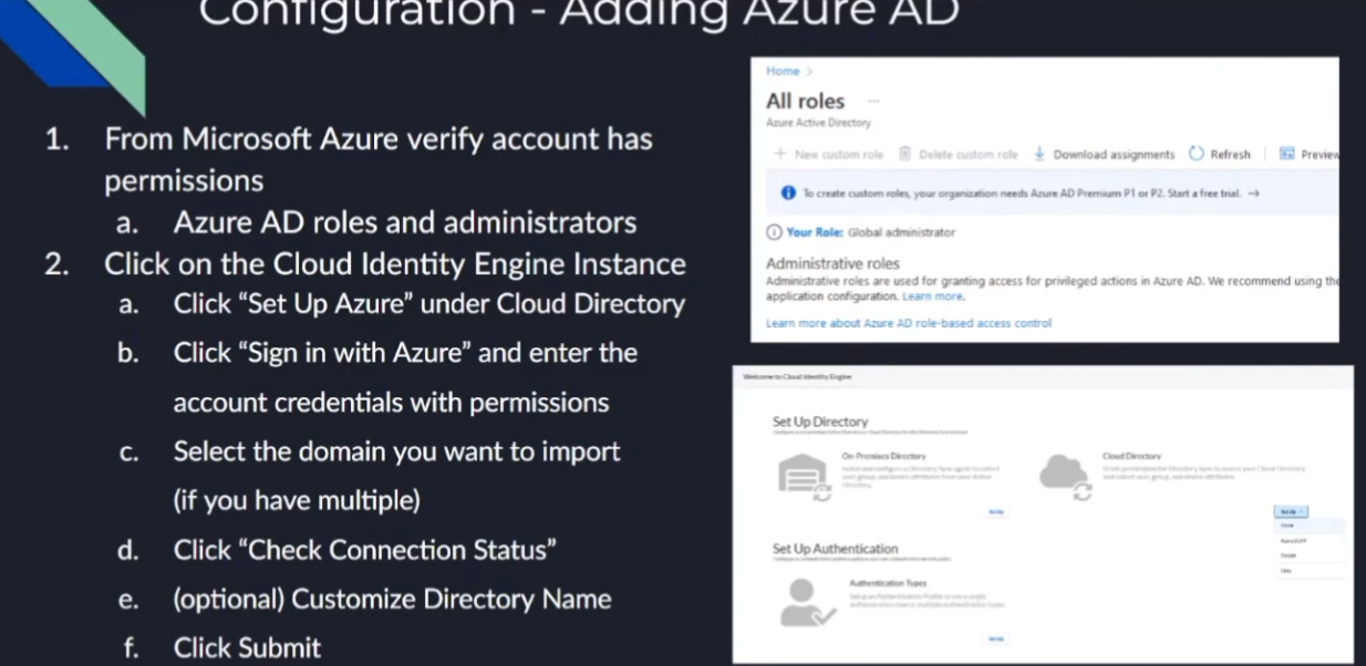 Successful On-Prem AD Sync in CIE Portal