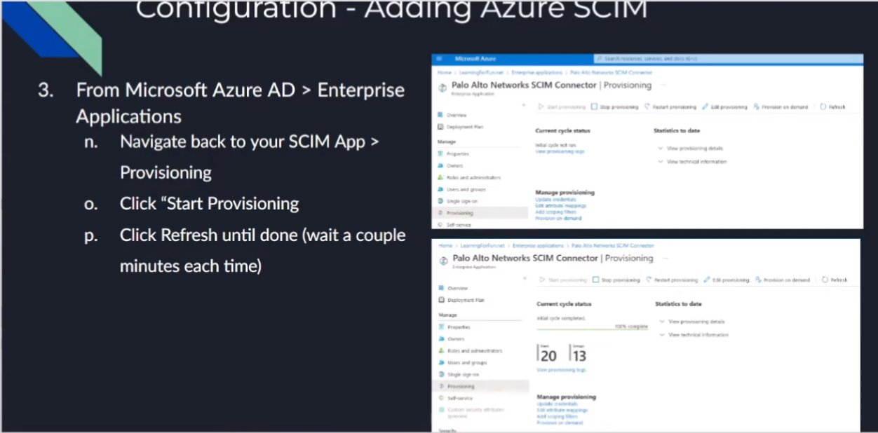 Azure SCIM Attribute Mapping and Sync Scope