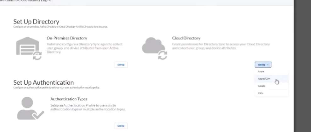 Pasting Tenant ID and Domain into CIE for SCIM