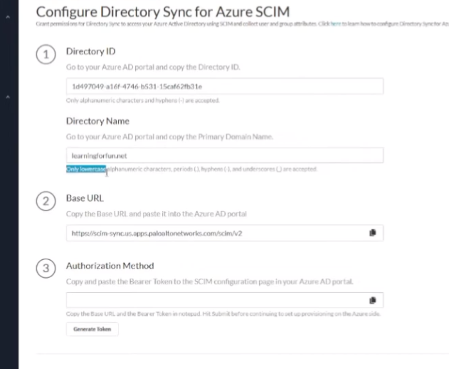Generating SCIM Token in CIE