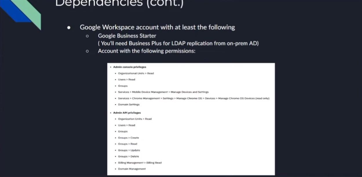 Identity Provider Dependencies