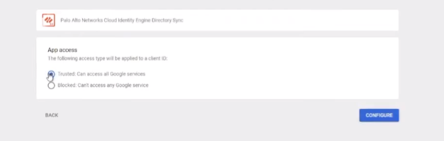 Trusting the CIE Directory Sync App