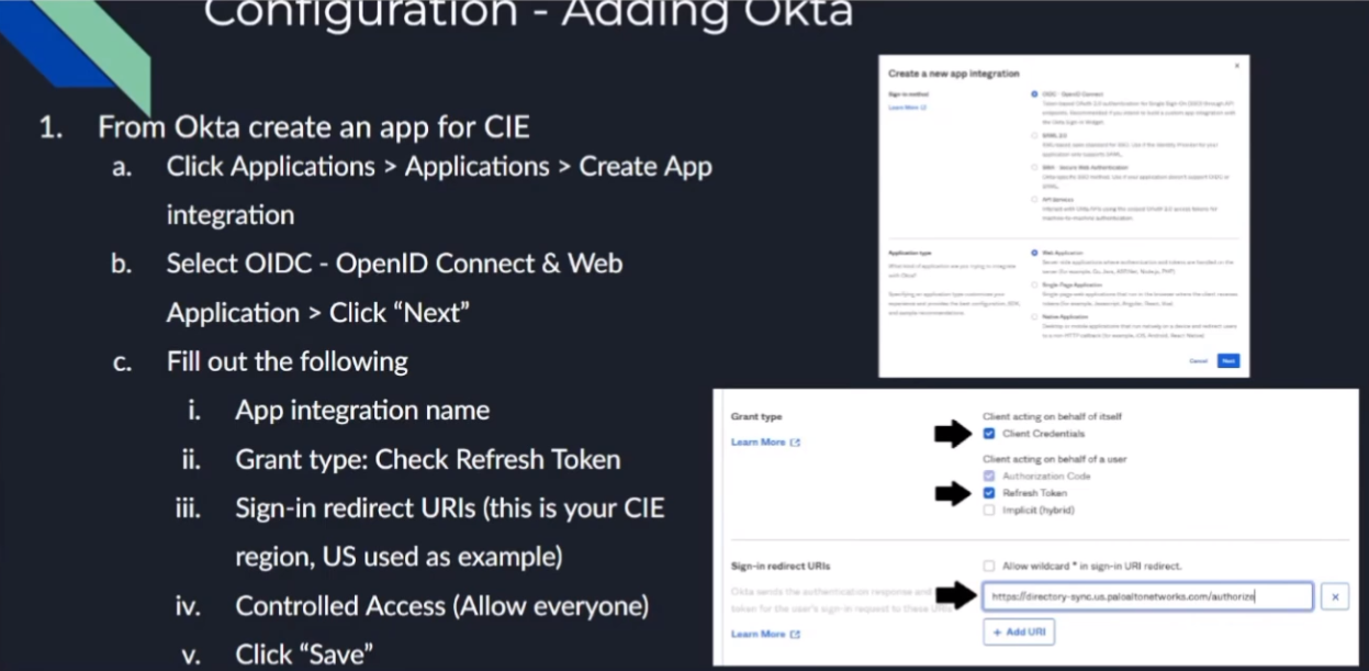 Transition to Okta Setup