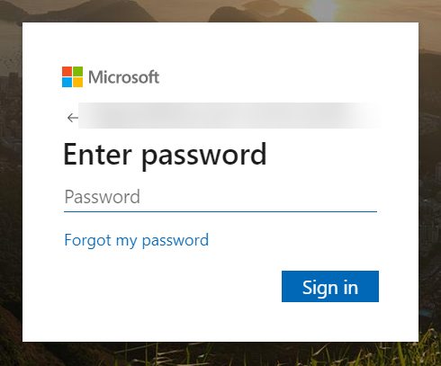 Azure Sign In Prompt 2