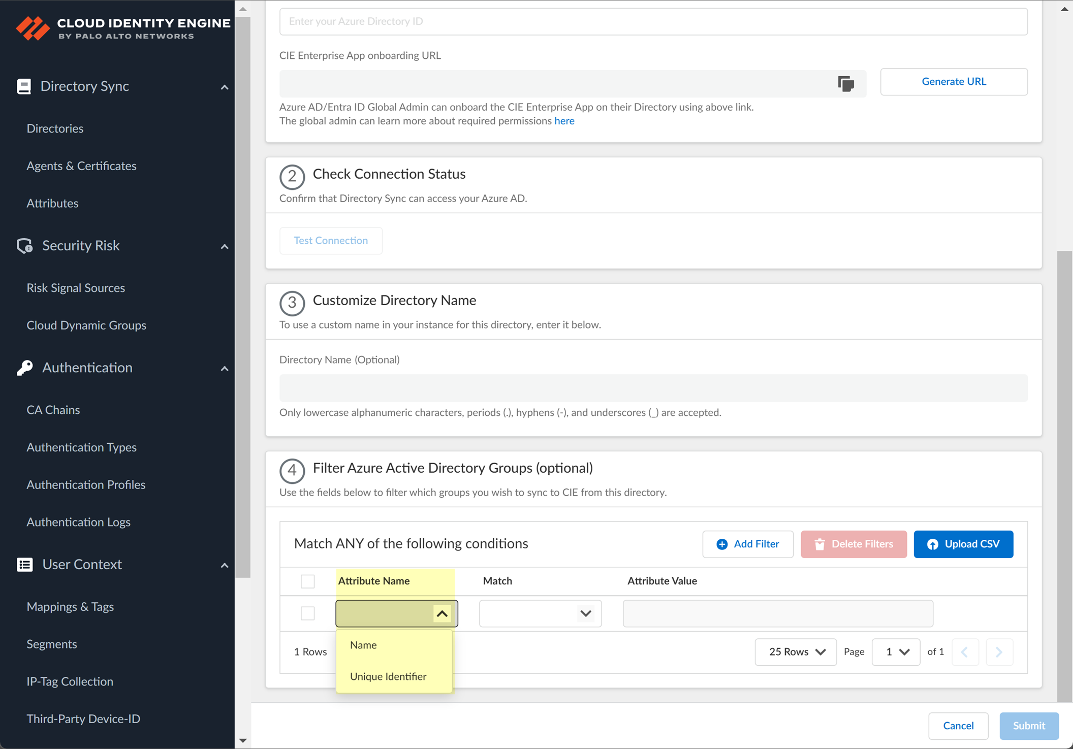 Filter Groups Toggle
