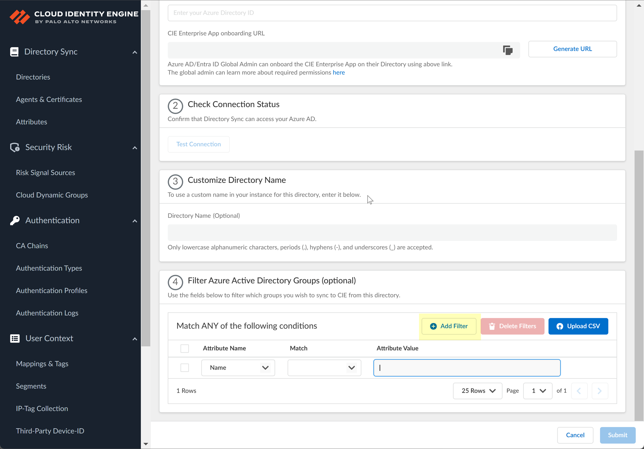Additional Filter Example