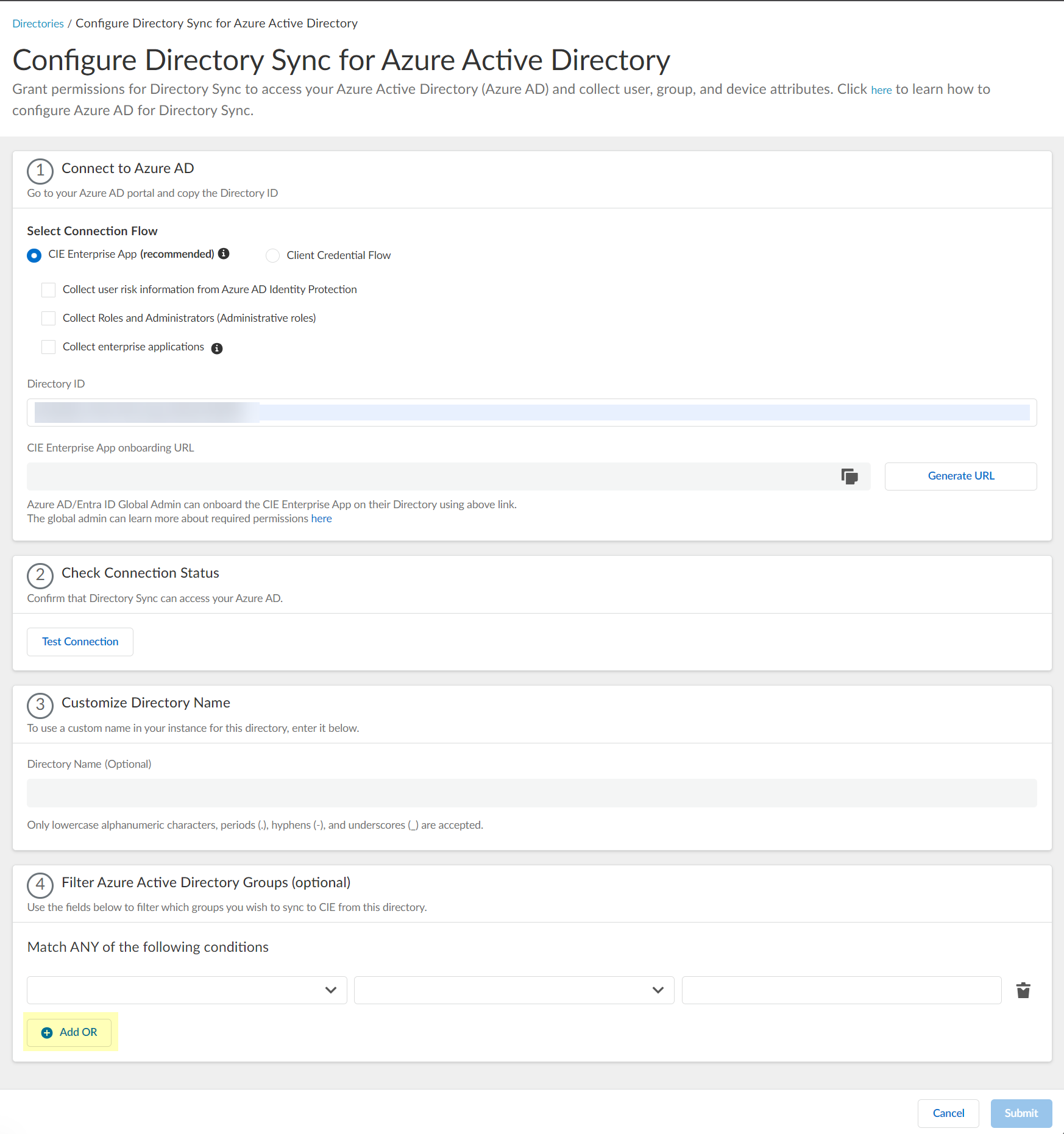 Completed Filter Example