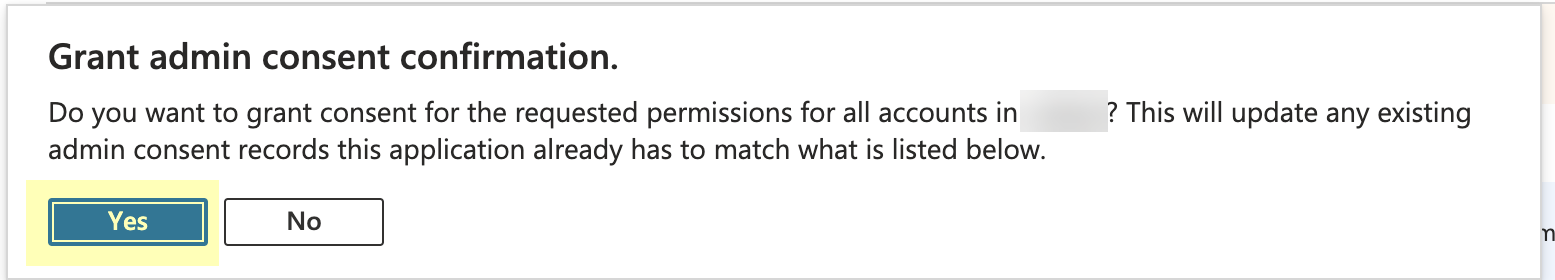 Confirm Grant Consent