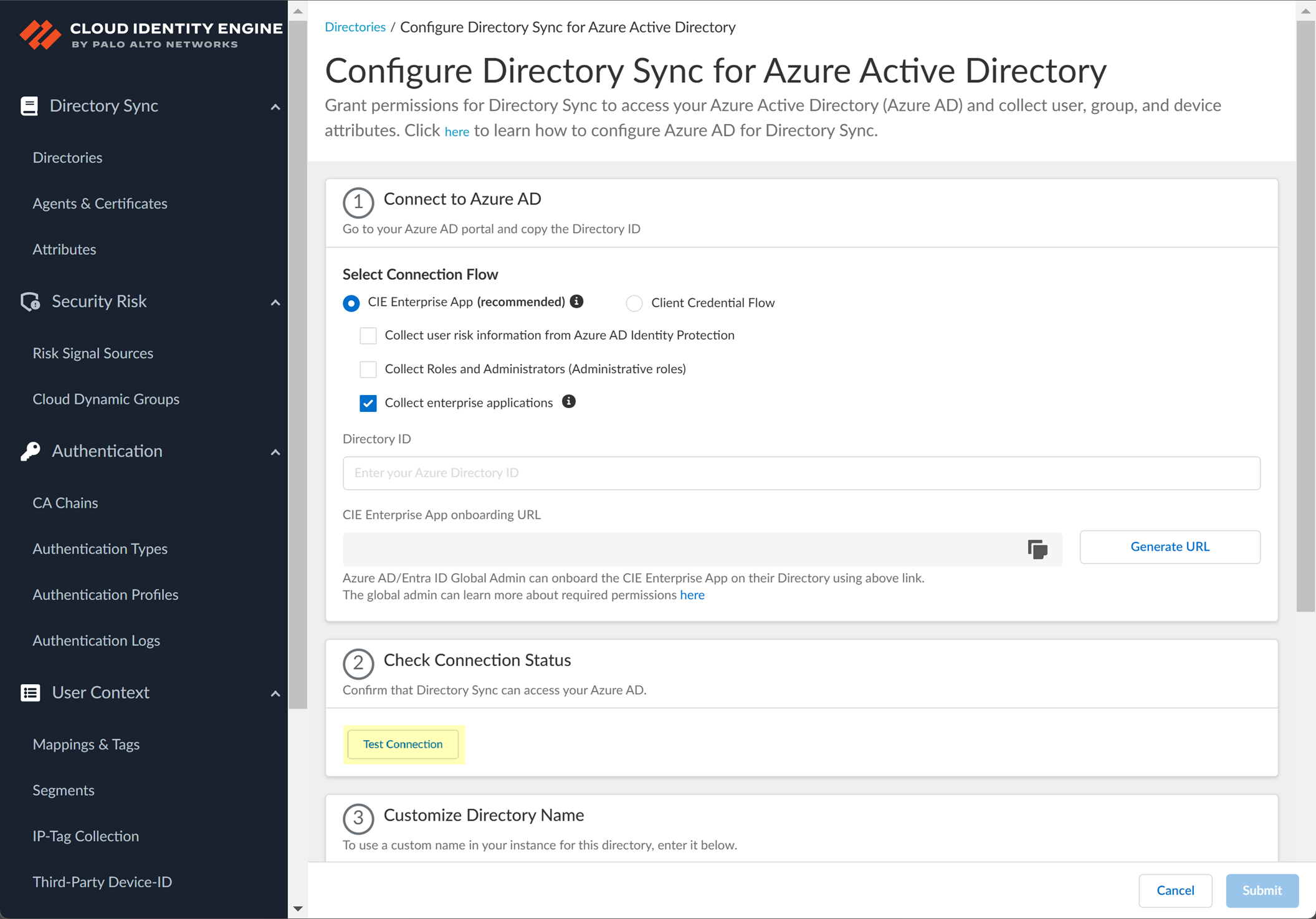 Test Connection (Client Cred Flow)