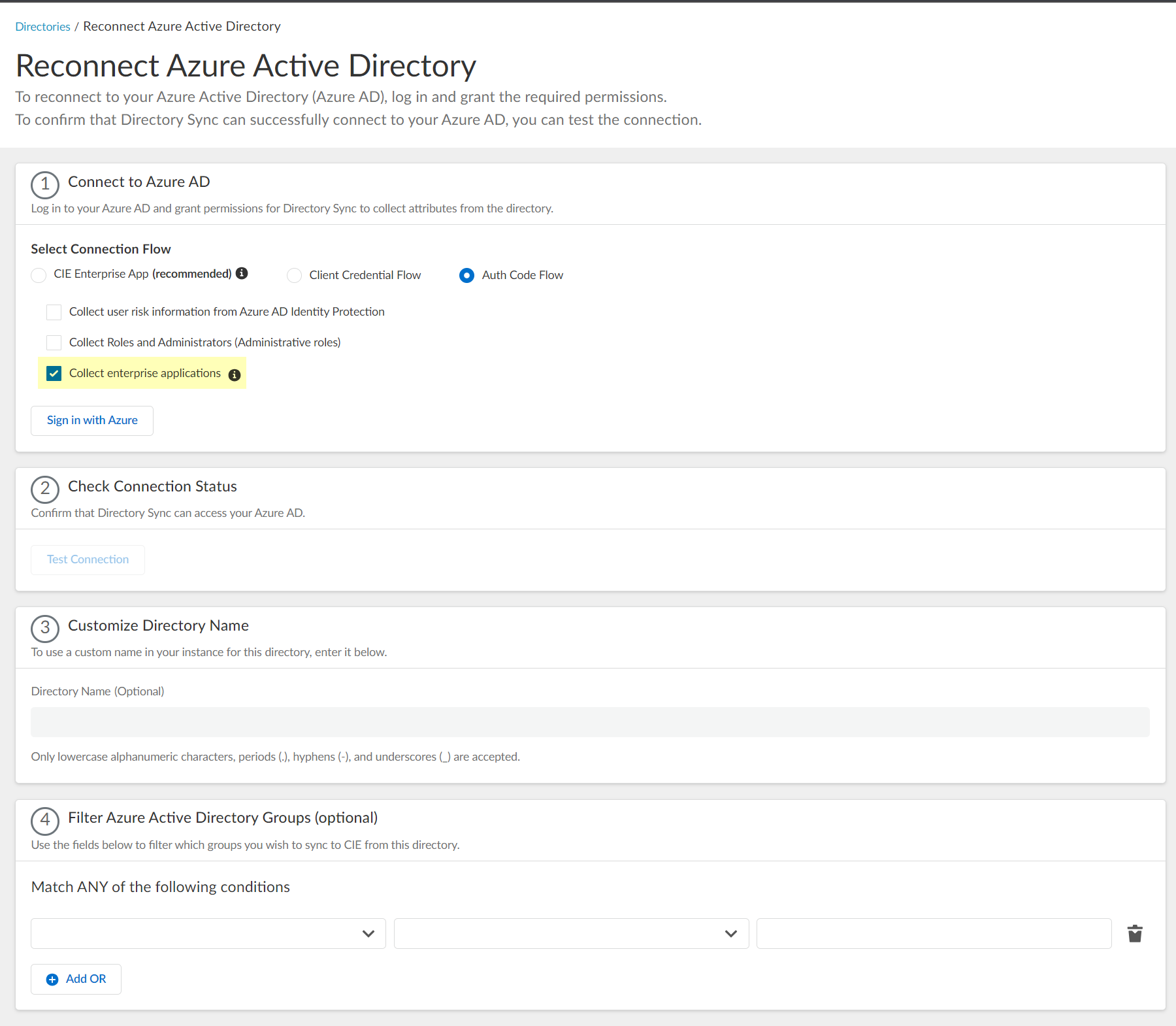 Reconnect Options Apps