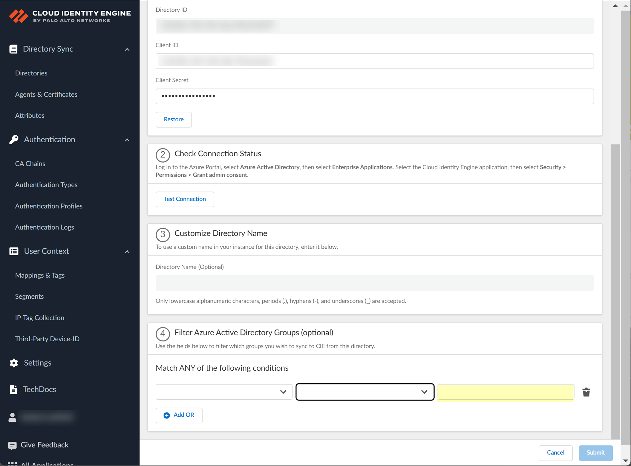 Filter Value on Reconnect