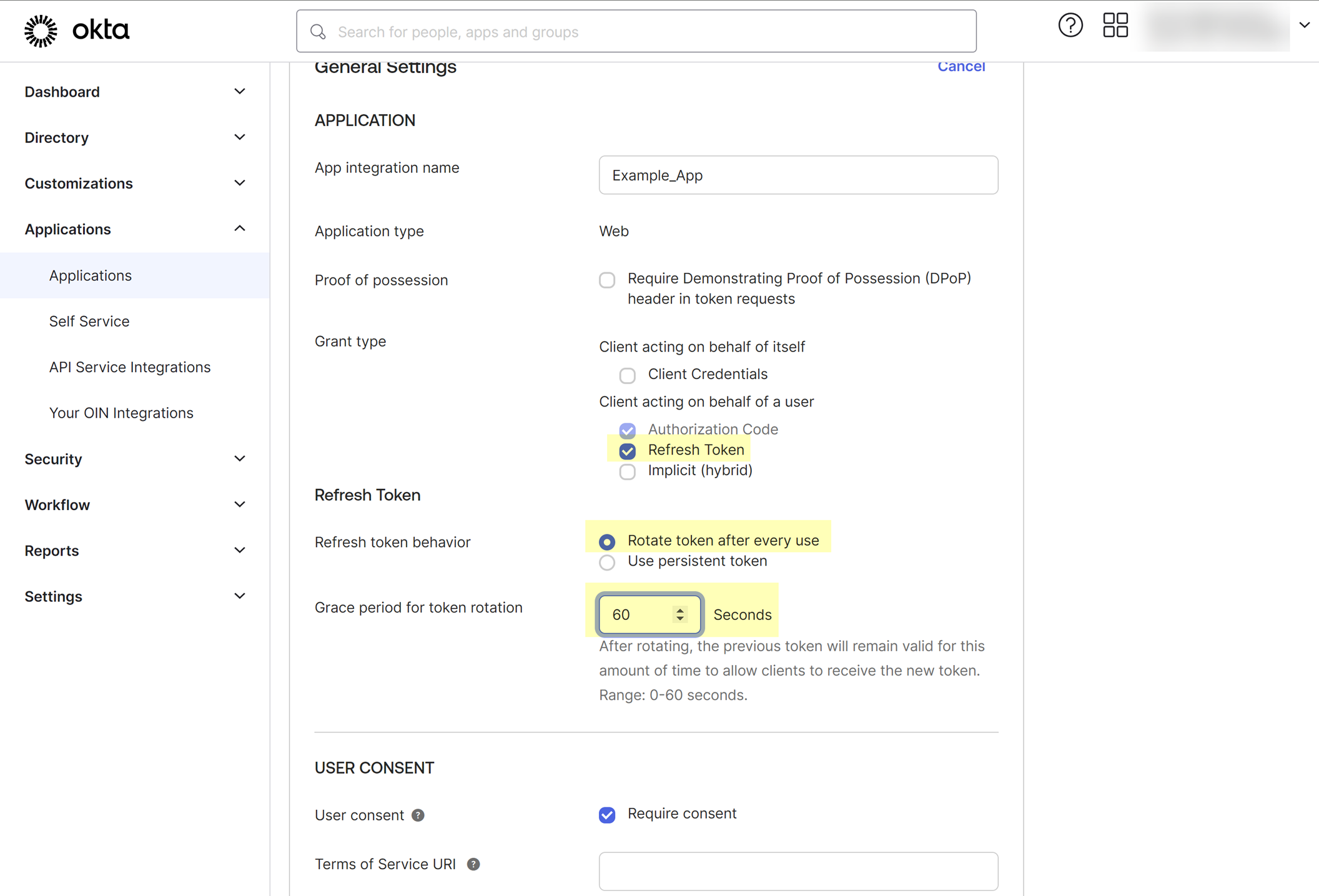 Okta Token Rotation