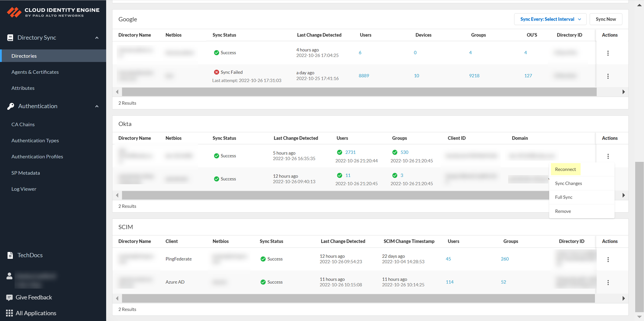 Okta Reconnect Action
