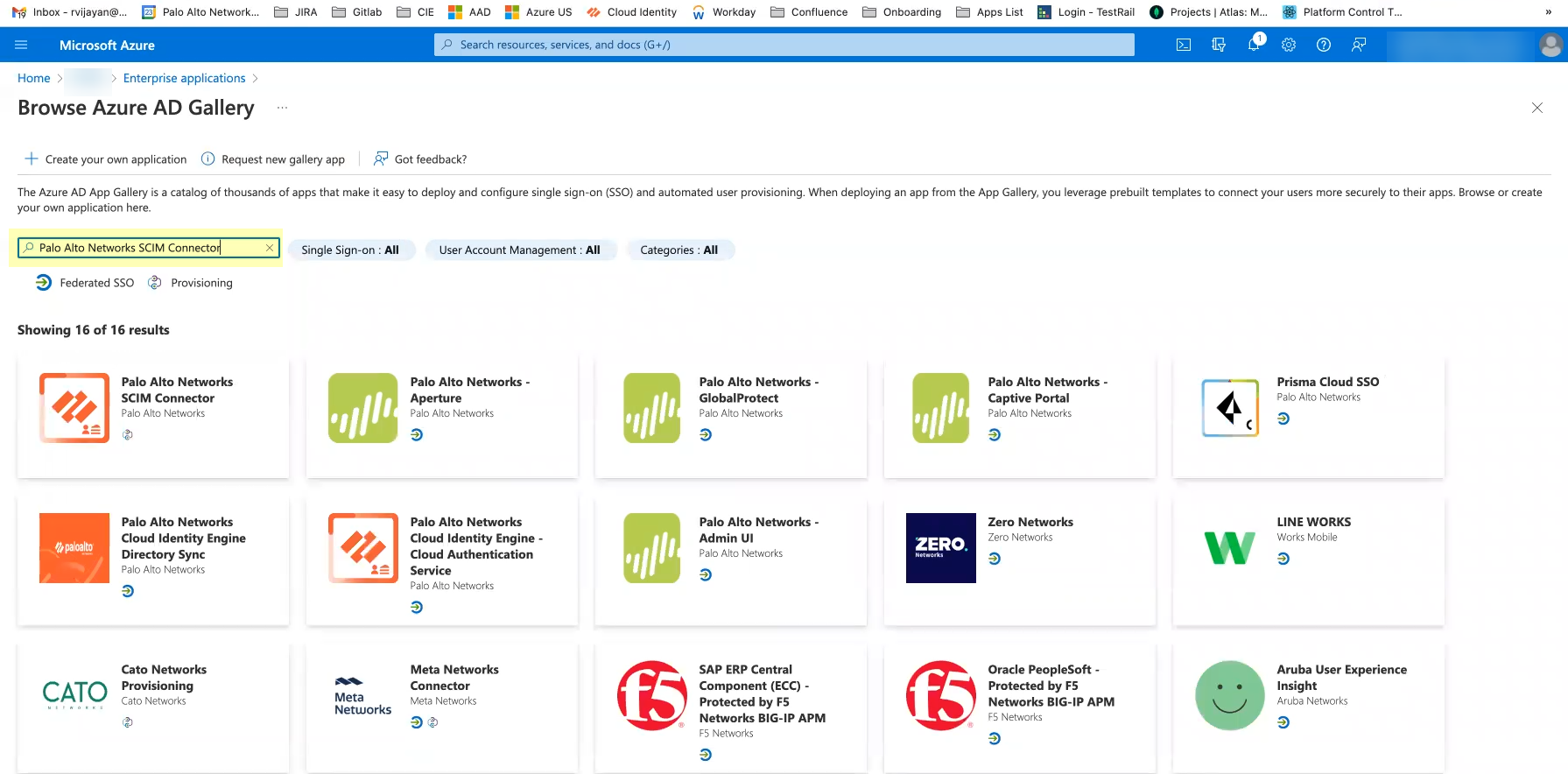 Azure Search SCIM Connector