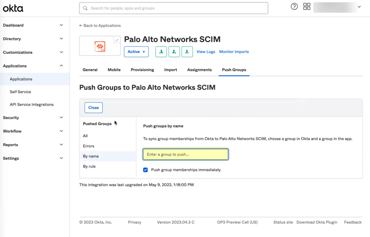 Okta Find Groups by Name