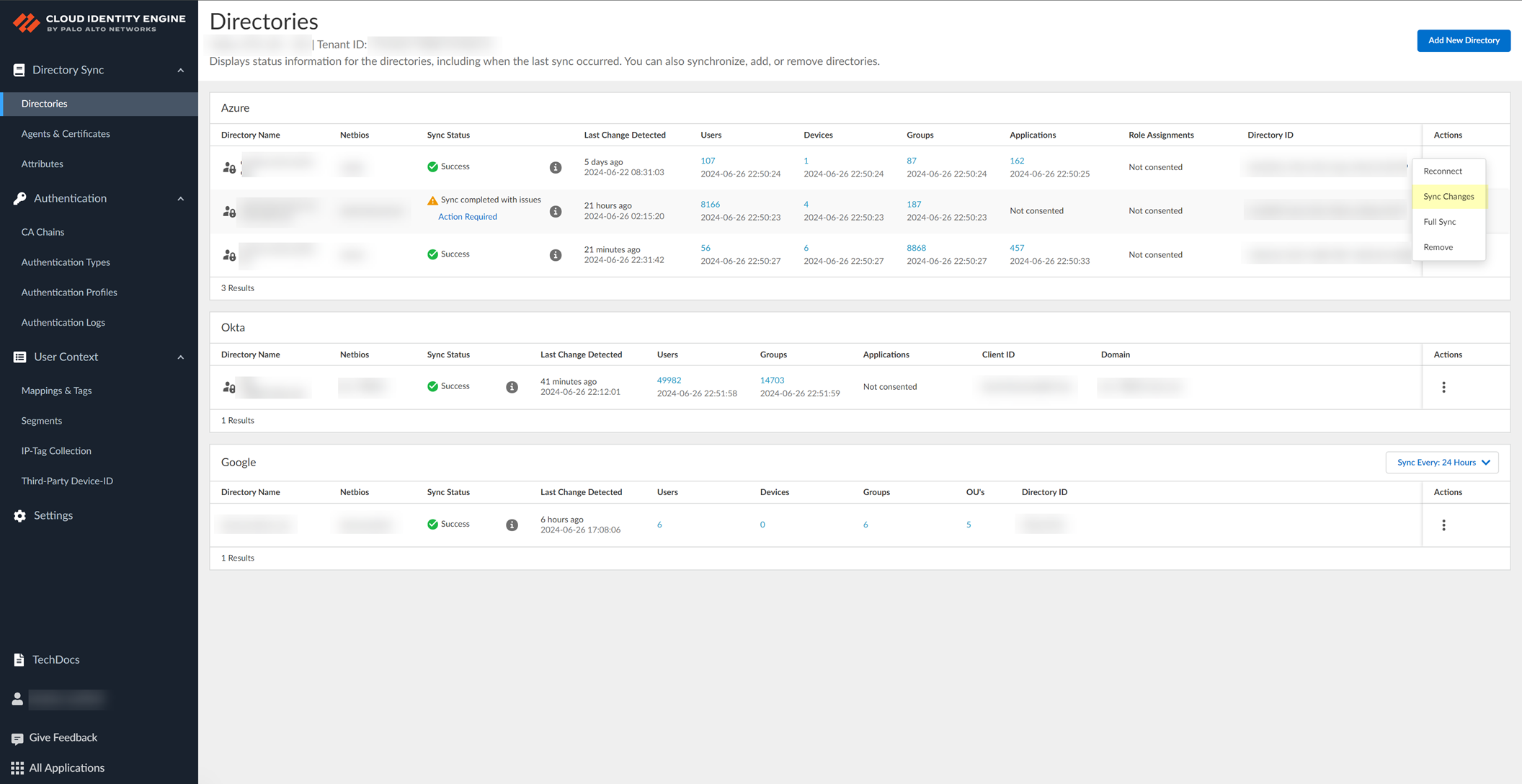 CIE Sync Changes Action (Cloud)