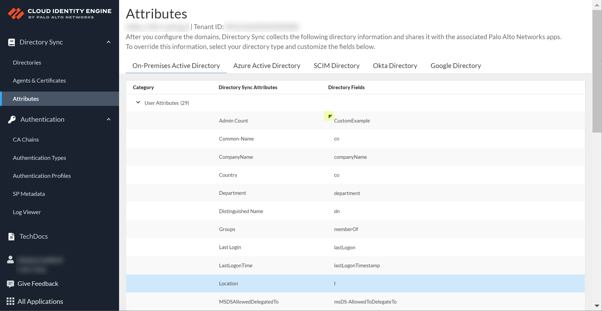 CIE Enter Custom Attribute