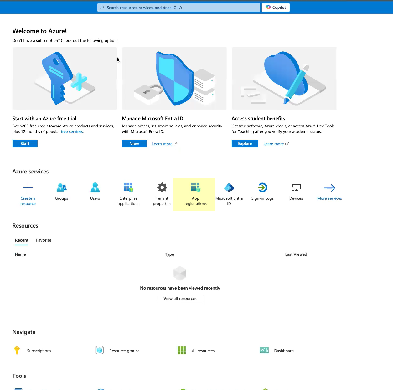 Azure App Registrations
