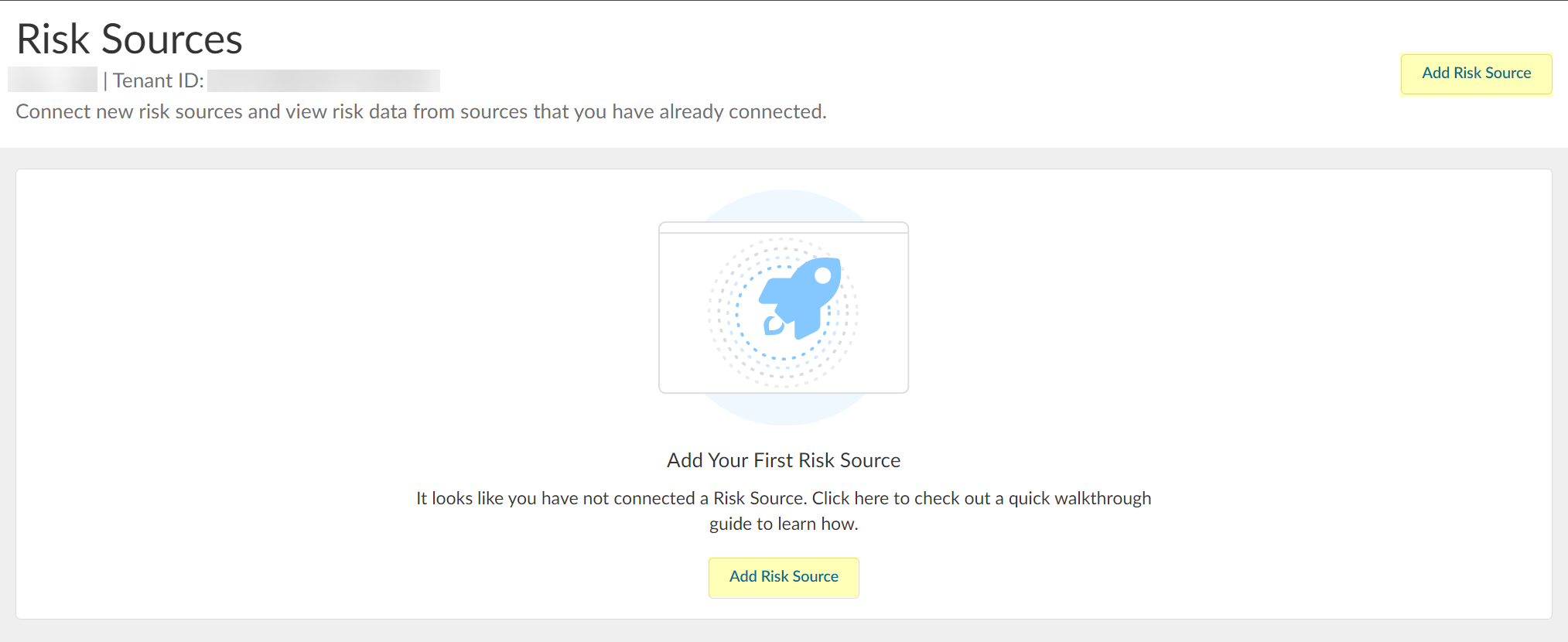 Screenshot of Add Risk Source button